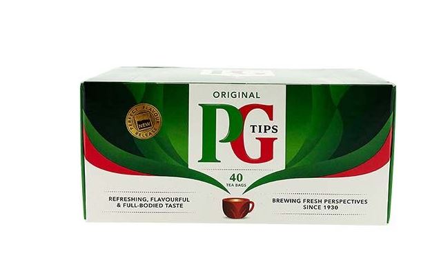 PG Tips Original Black – 40 Tea Bags