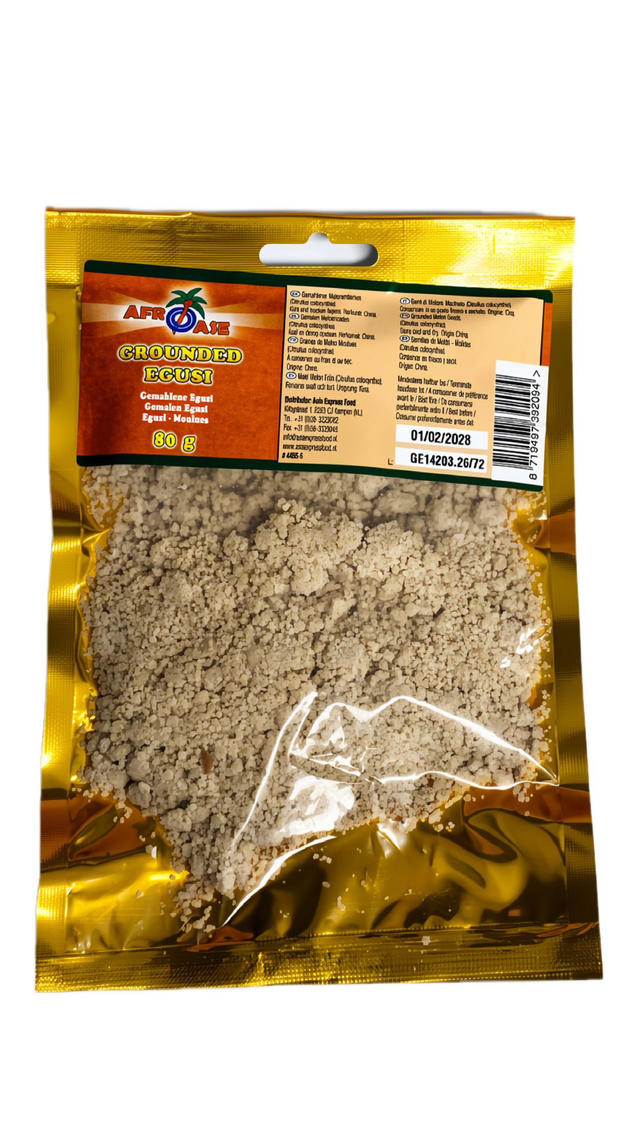 Afroase Grounded Egusi (Melon Seed Powder) - 80g