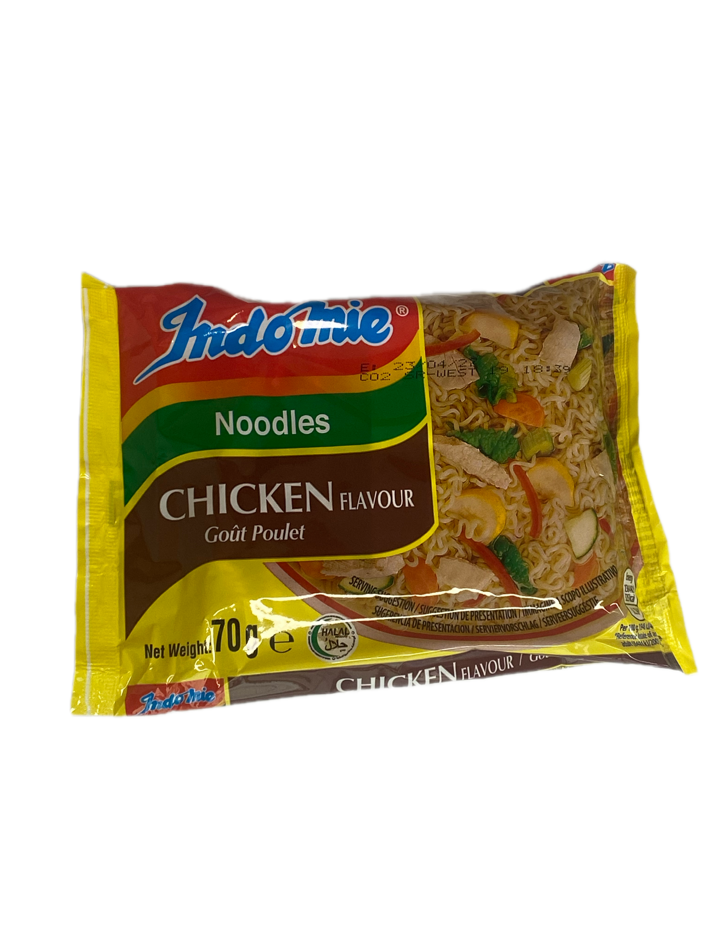 Indomie Instant Noodles Chicken Flavour (Gout Poulet) - 70g