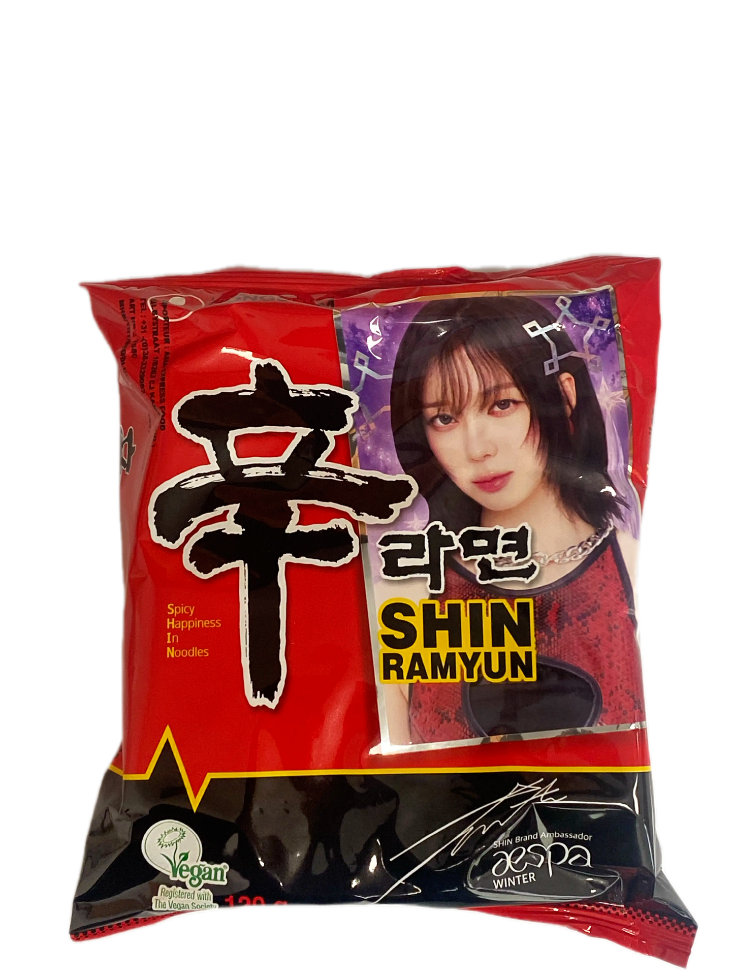 Nongshim Shin Ramyun Spicy Instant Noodles (Aespa Winter Edition) - 120g