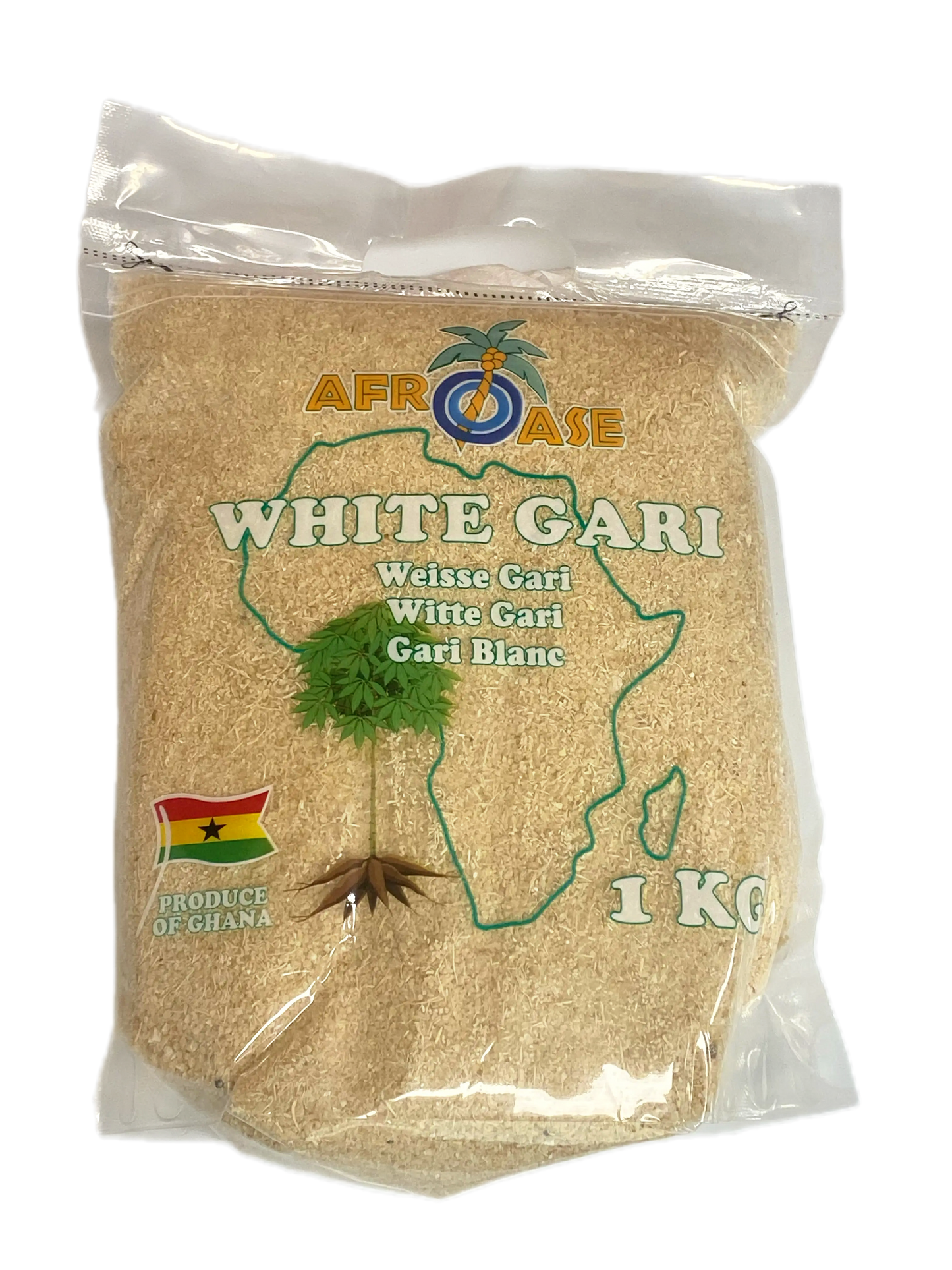 AfroAse White Gari - 1kg