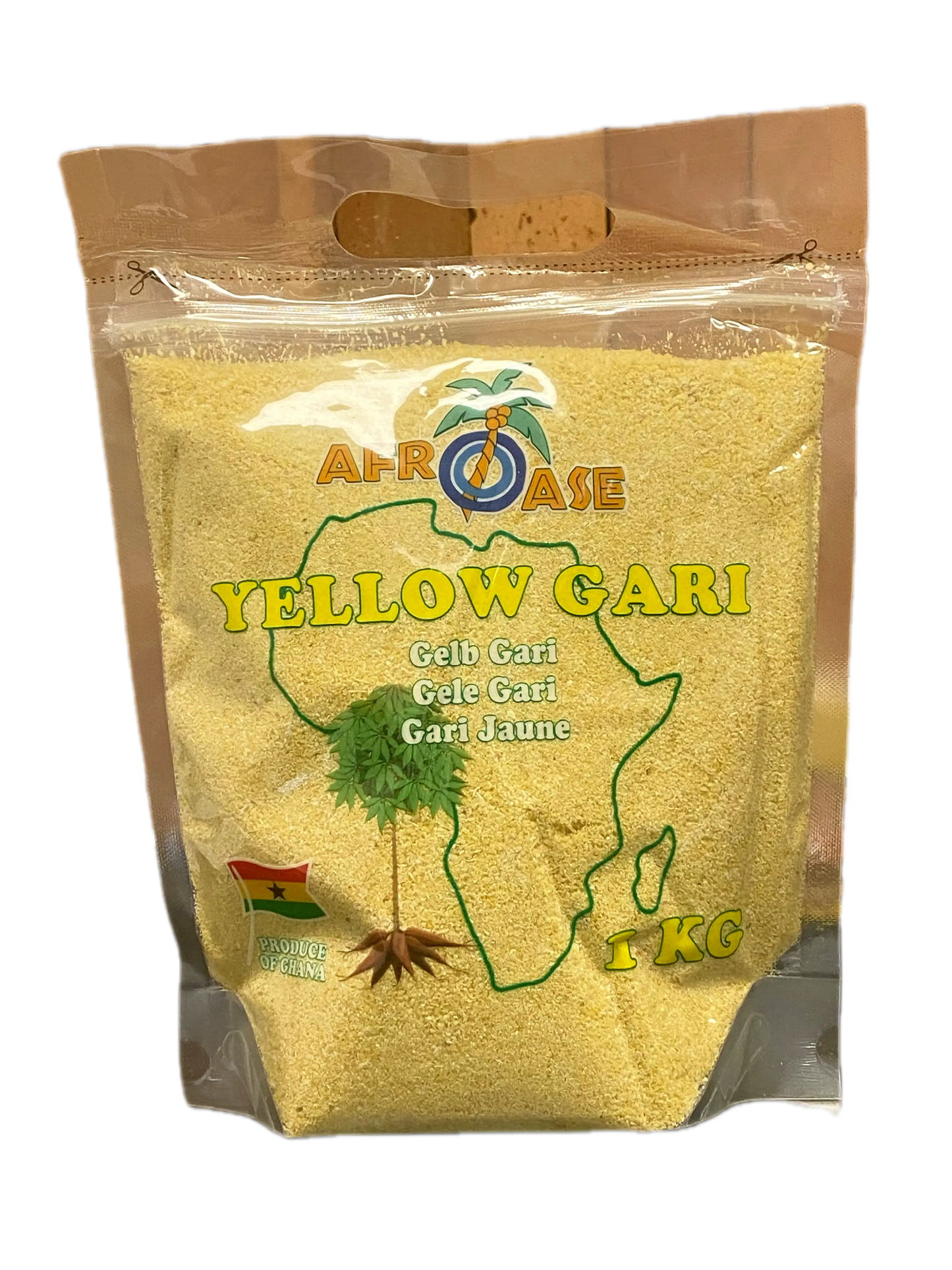 AfroAse Yellow Gari - 1kg