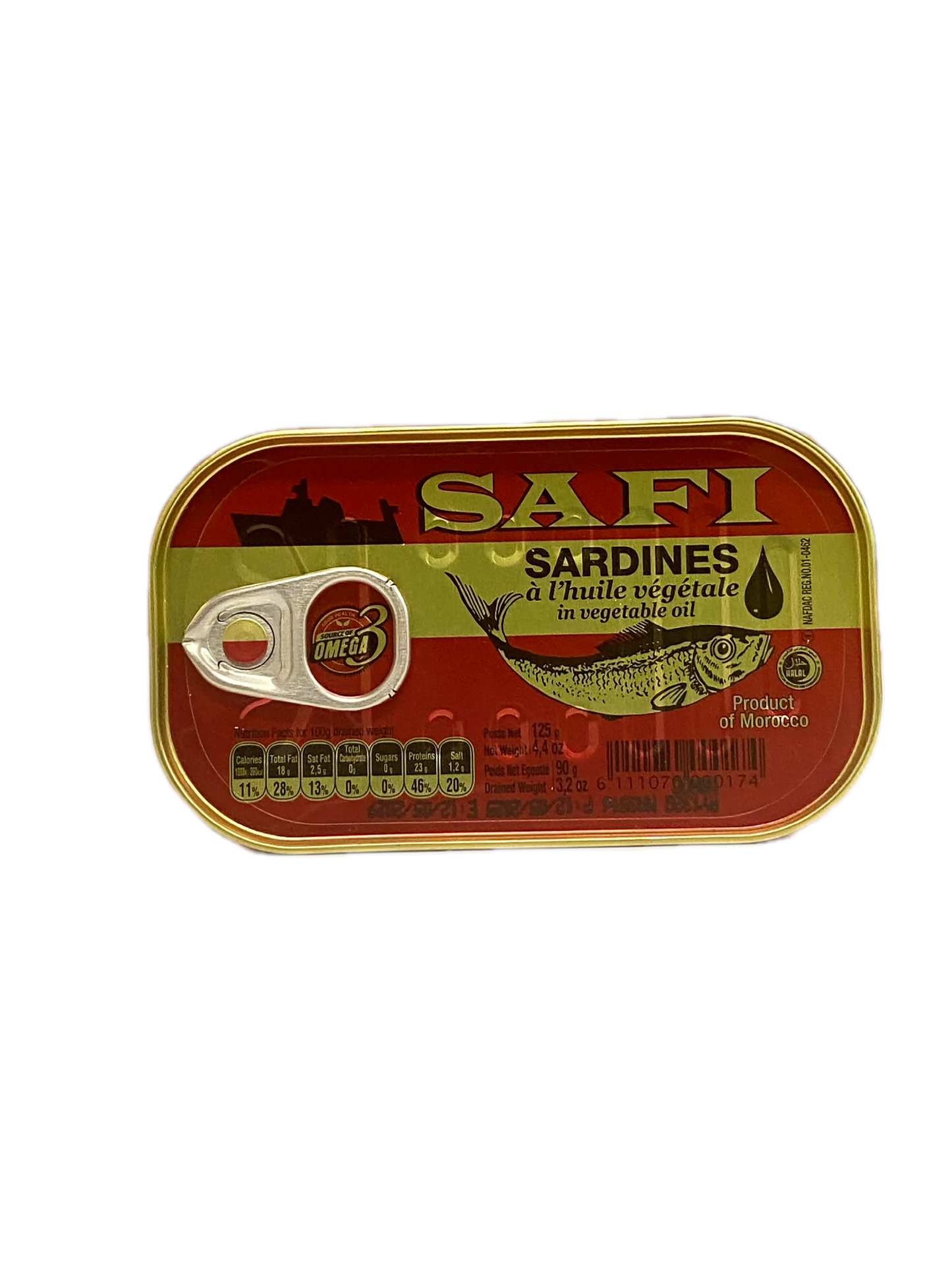 Safi Sardines in Vegetable Oil - 125g