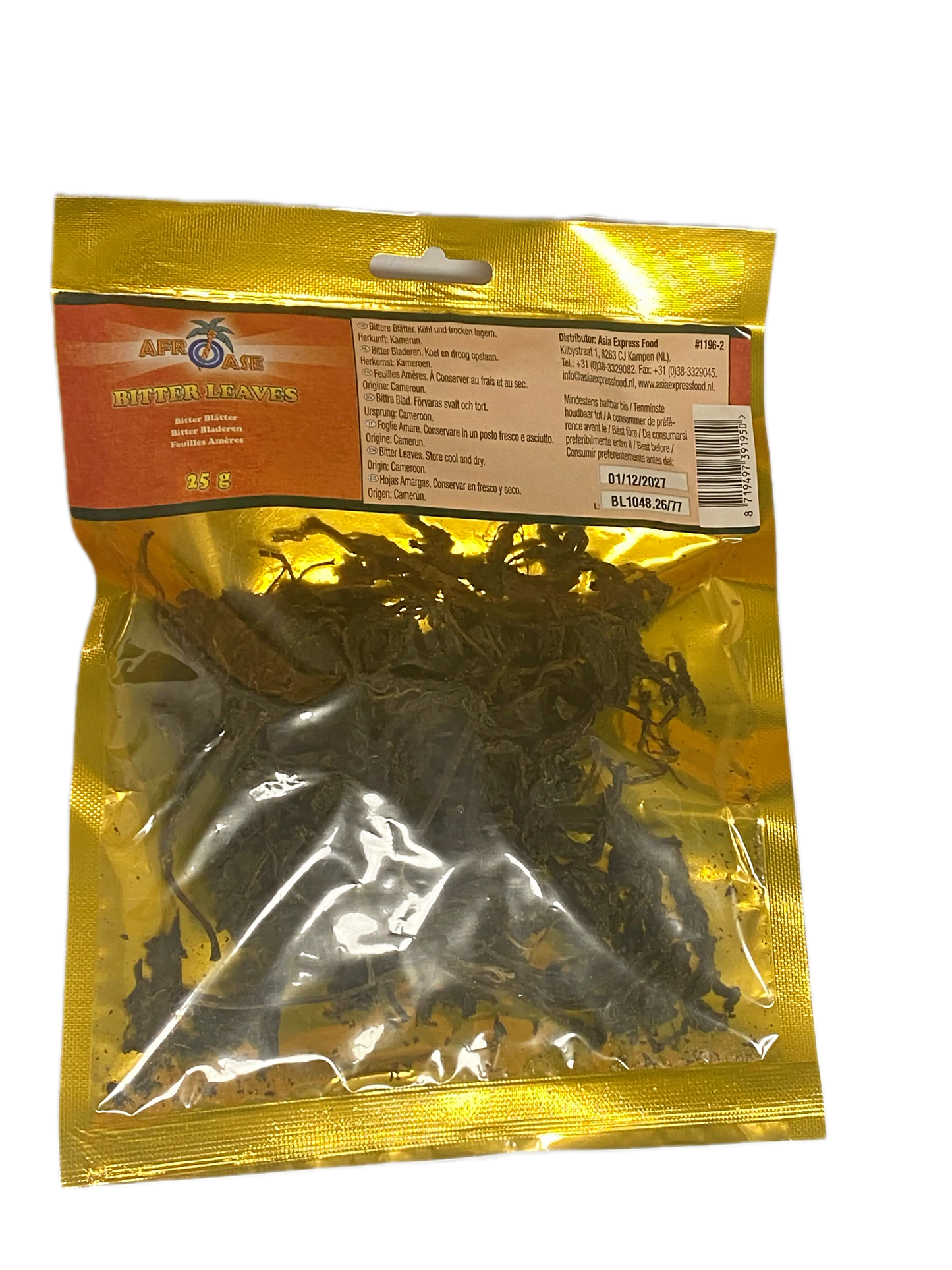 AfroAse Dried Bitter Leaves - 25g