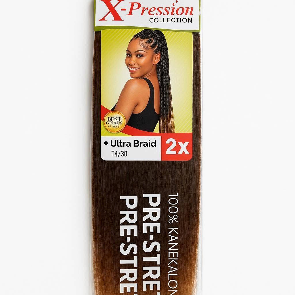 X-Pression Ultra Braid 2x Pre-Stretched (Color: T4/30)