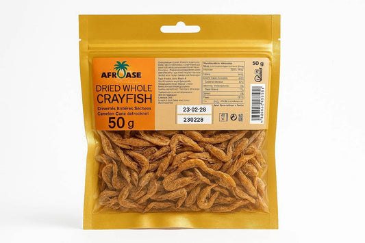 AfroAse Dried Whole Crayfish - 50g
