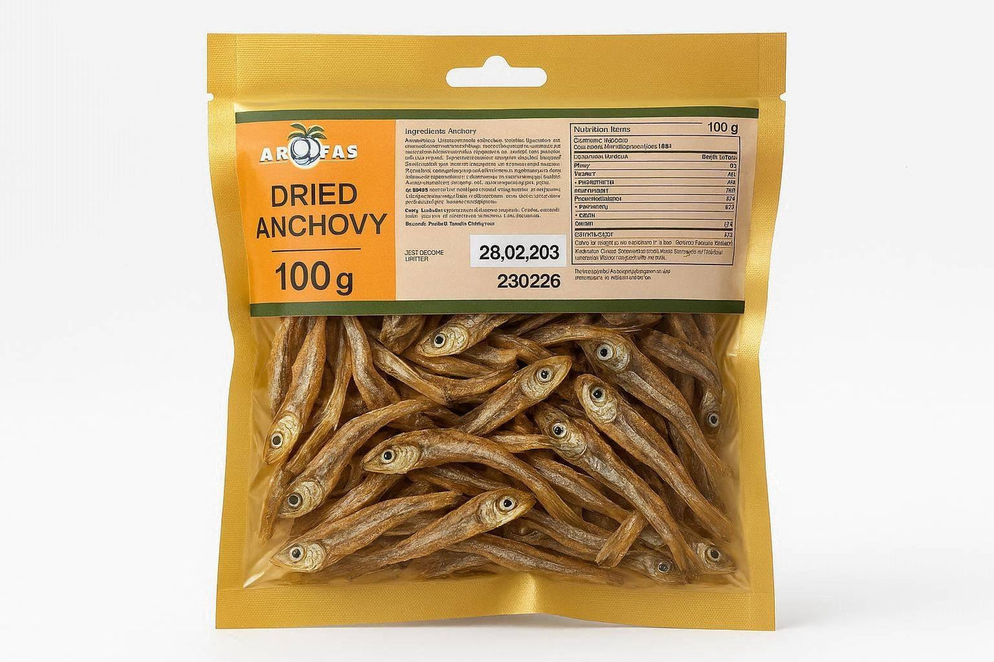 AfroAse Dried Anchovy - 100g