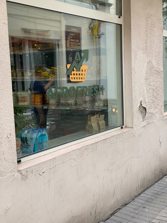 Afrofresh African grocery store in Poznań Poland
