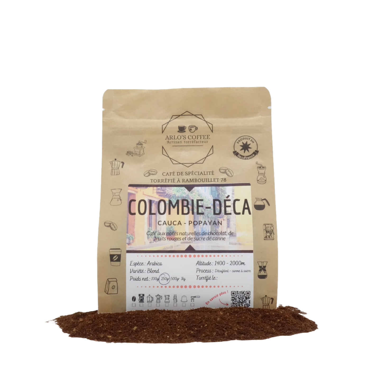 COLOMBIA DECA - POPAYAN ORGANIC COFFEE-250g