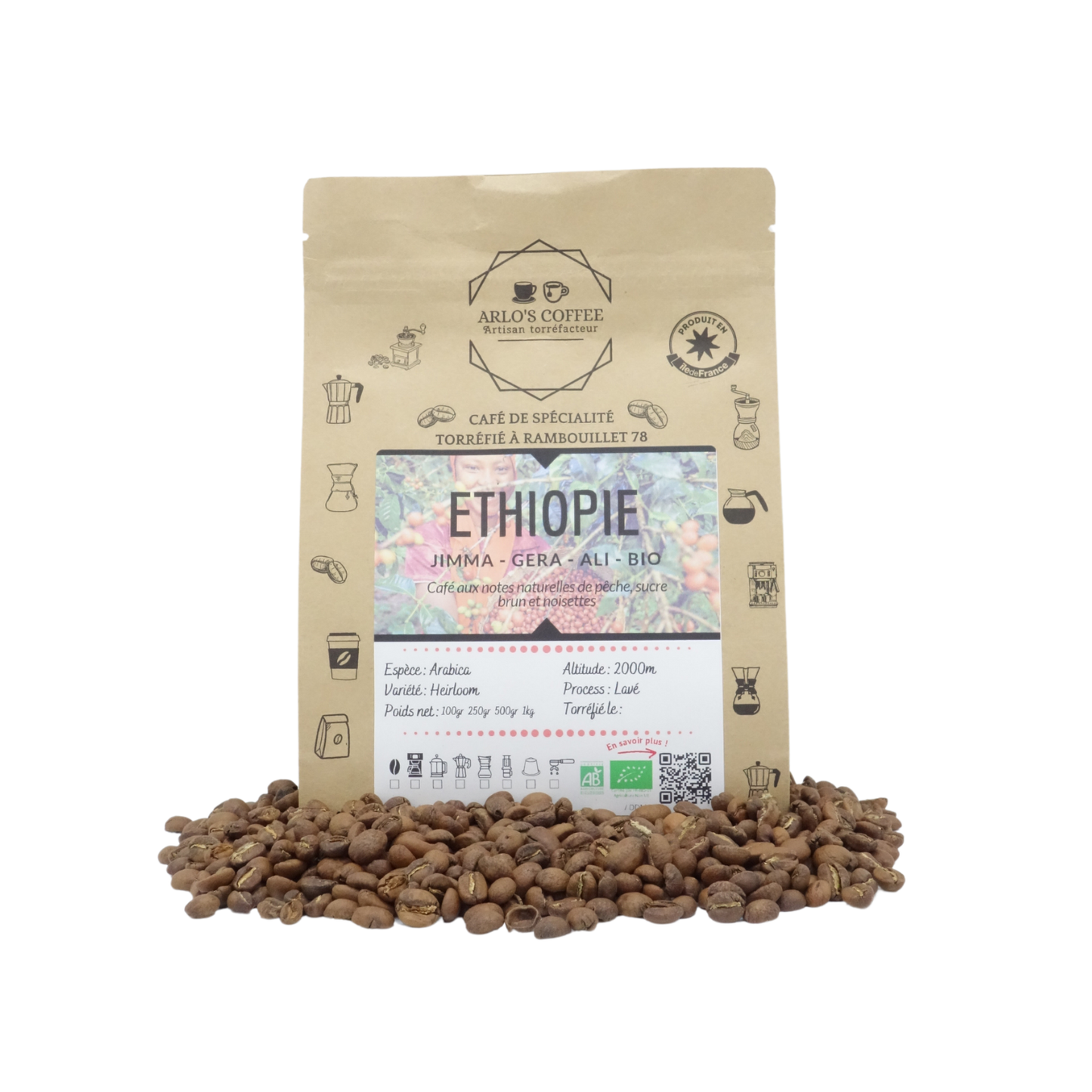 ETHIOPIA - ORGANIC COFFEE-250g