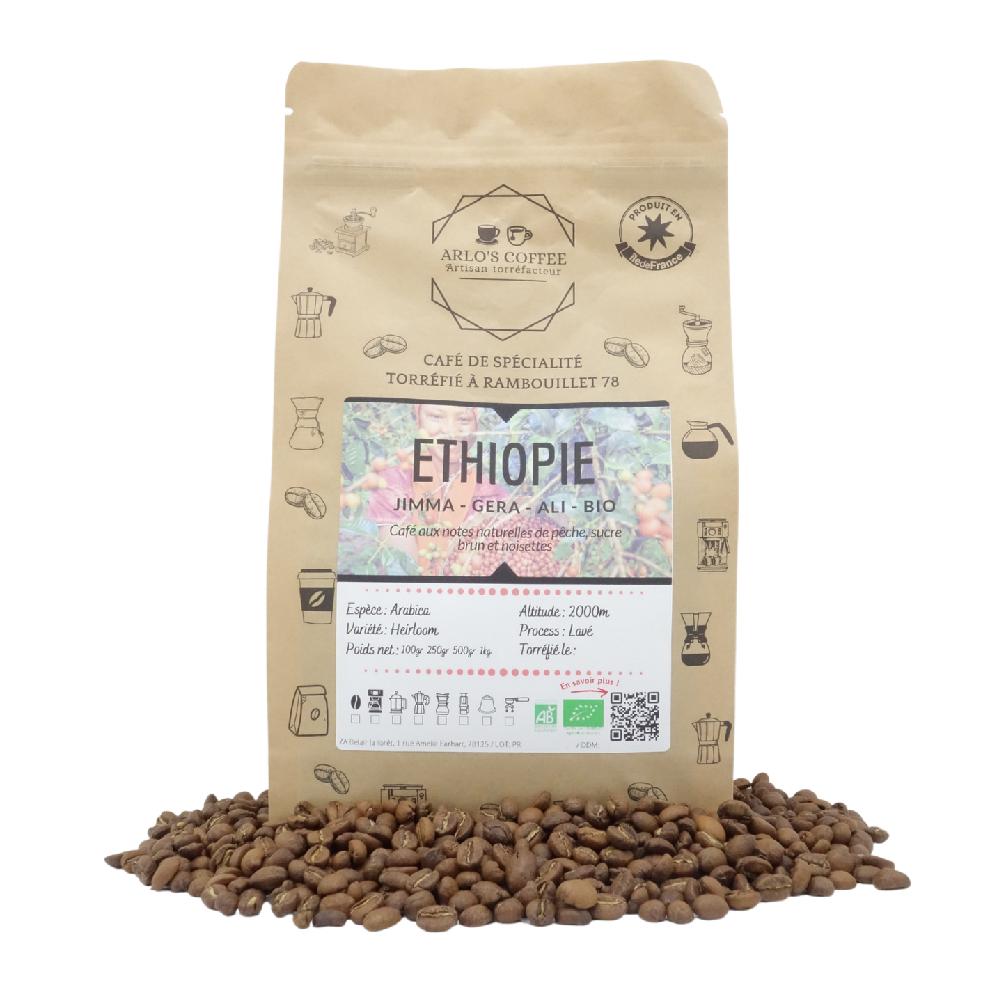 ETHIOPIA - ORGANIC COFFEE-250g