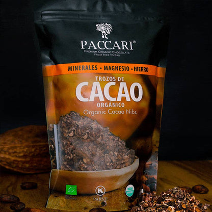 Organic Raw Cacao Nibs 100% / Surowe Ziarno Kakaowca 200g