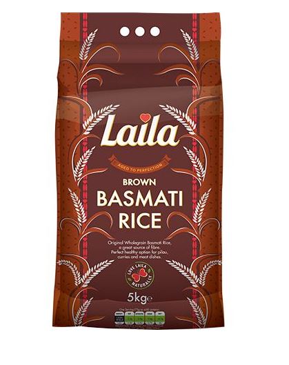 Laila Brown Basmati Rice -5kg