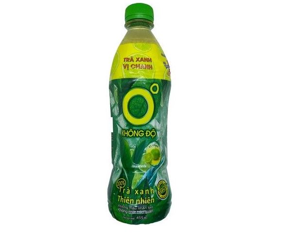 Green tea with lemon – Refreshing Tea drink 455 ml