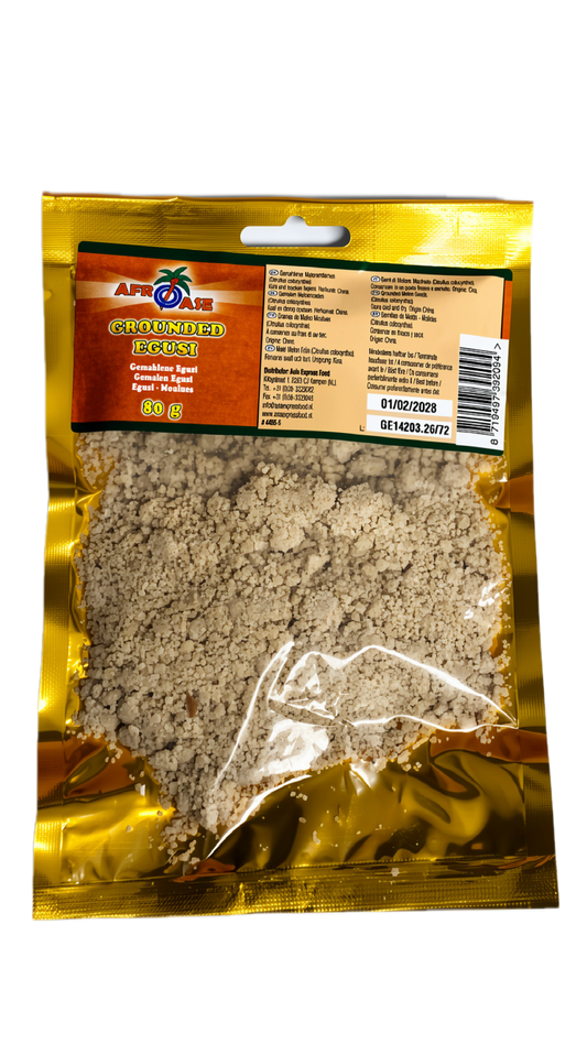 Afroase Grounded Egusi (Melon Seed Powder) - 80g