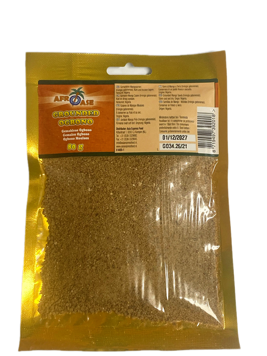 Afroase Grounded Ogbono (Grounded Mango Seeds) - 80g