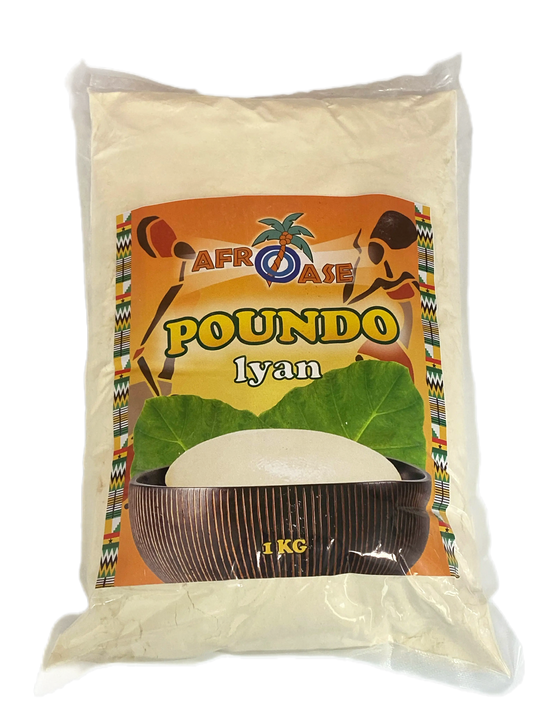 AfroAse Poundo Iyan - 1kg