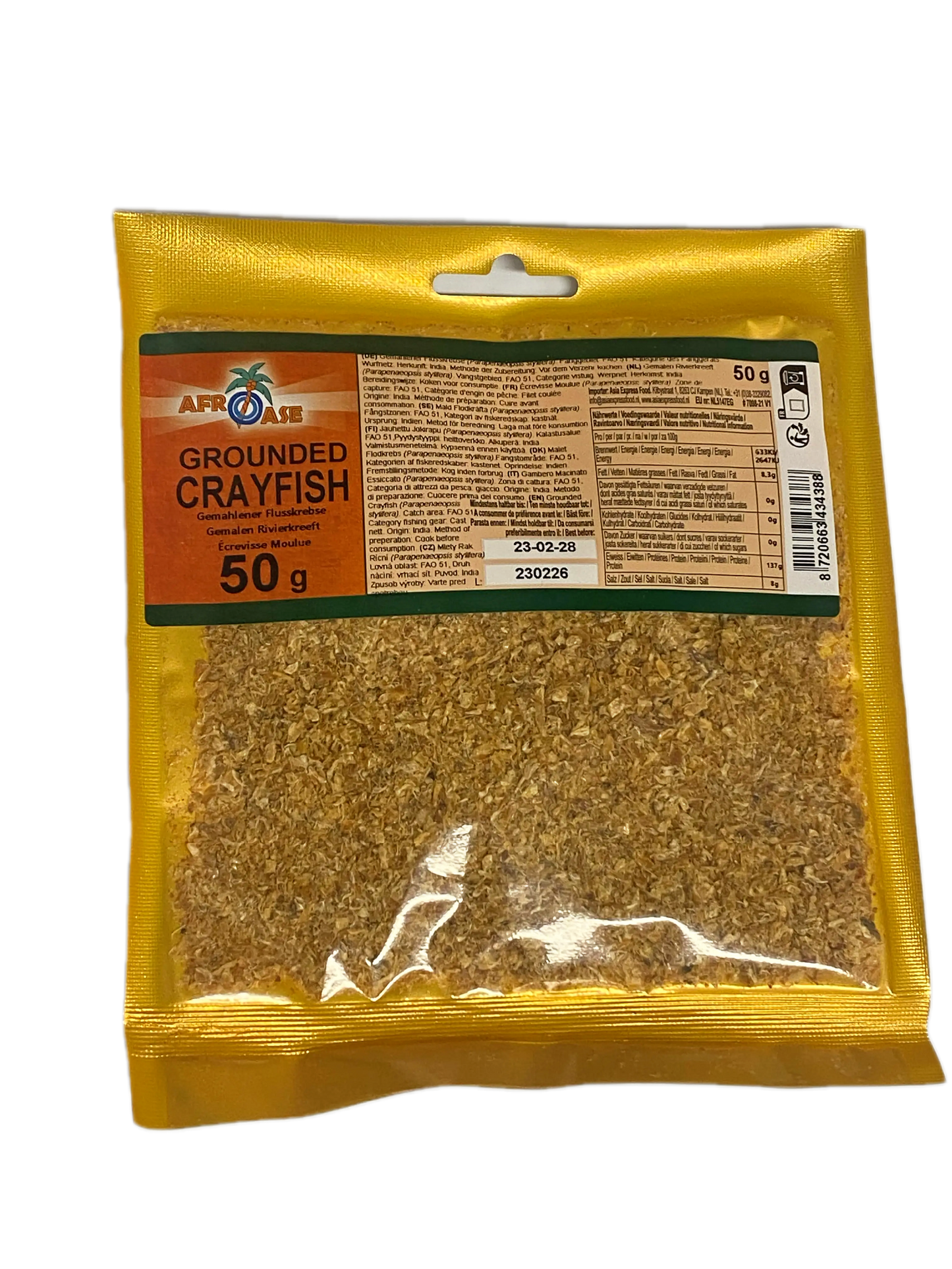 AfroAse Grounded Crayfish - 50g