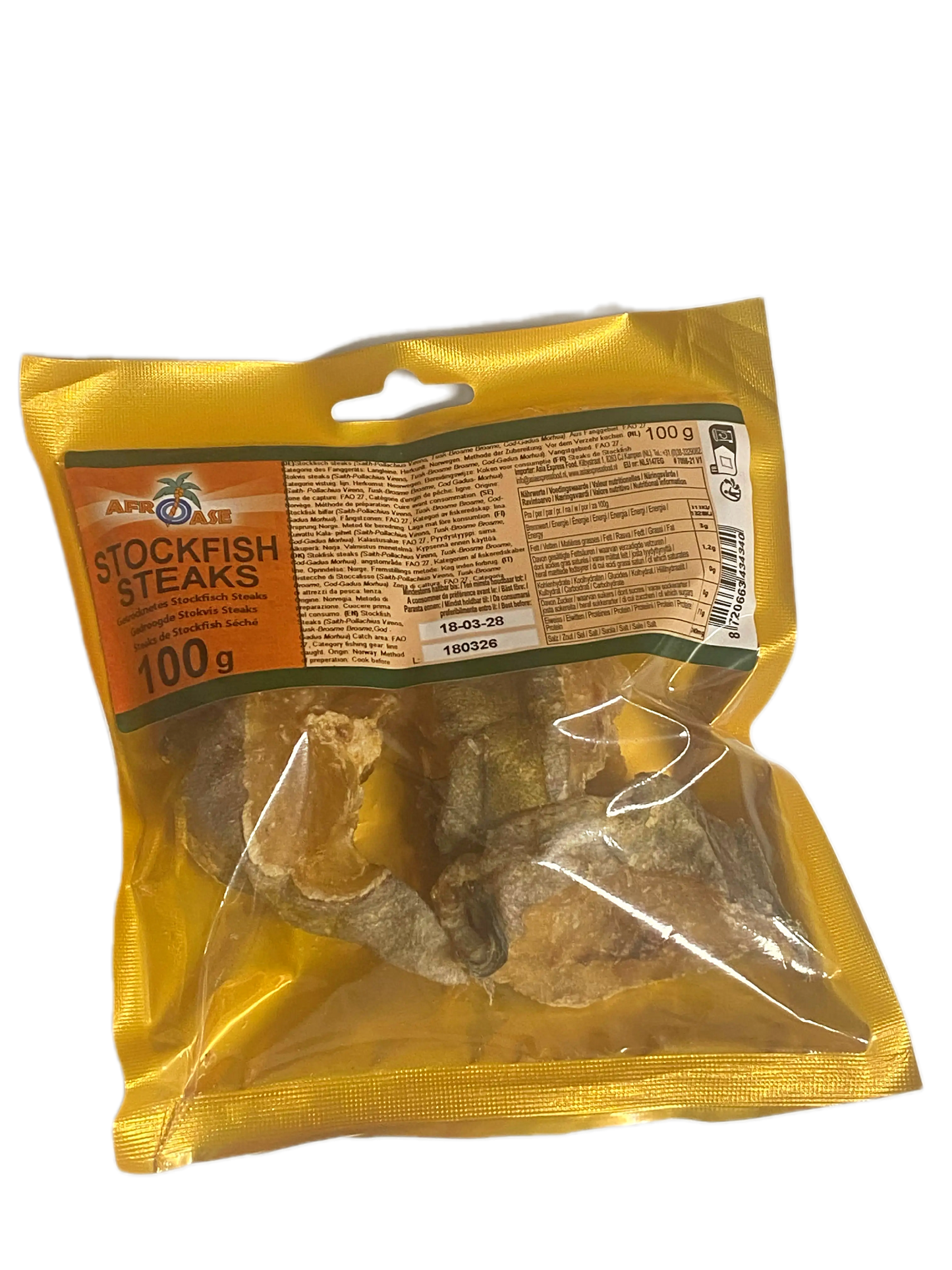 AfroAse Stockfish Steaks - 100g