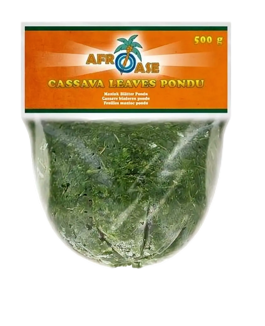Afroase Frozen Cassava Leaves Pondu - 500g