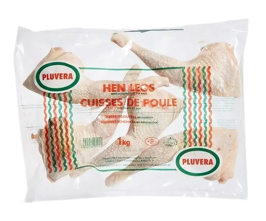 Pluvera Frozen Hen Legs (Hard Chicken Quarters) - 1kg