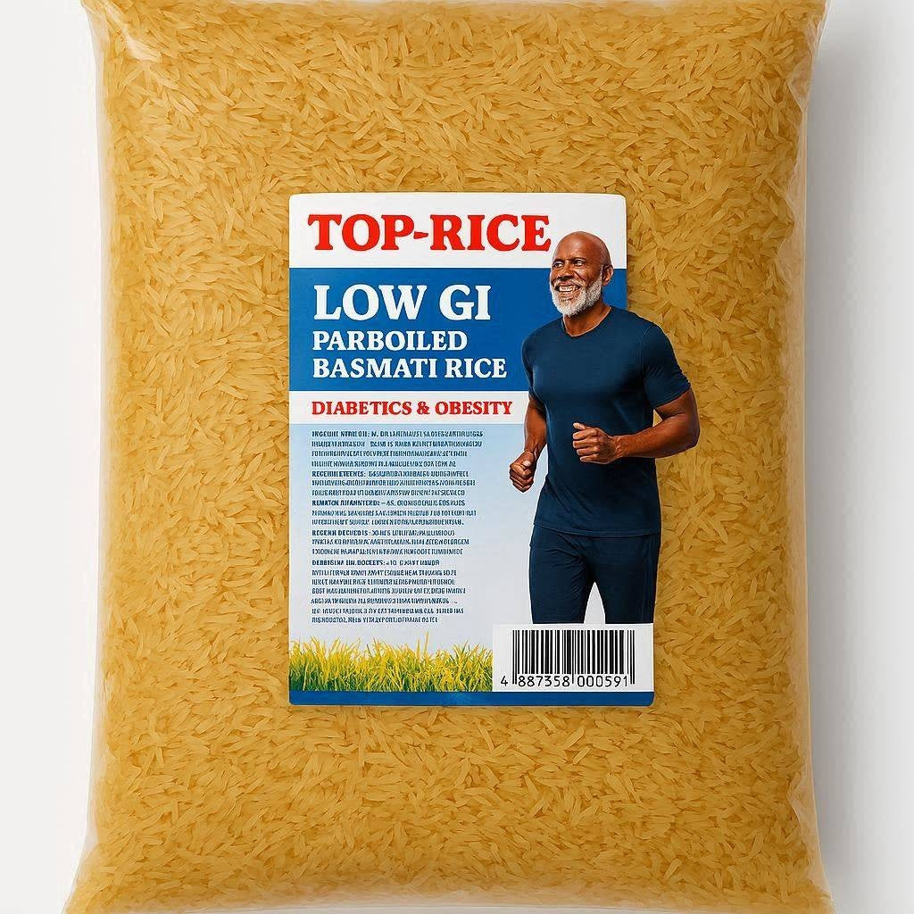 Top-Rice Low GI Parboiled Basmati Rice | 4kg