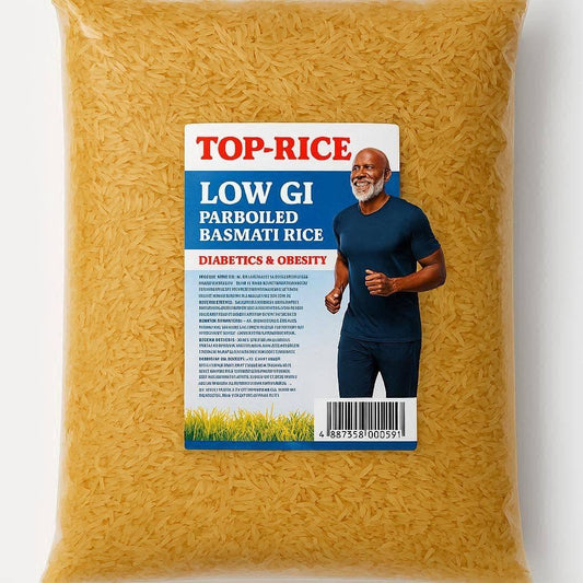 Top-Rice Low GI Parboiled Basmati Rice | 4kg