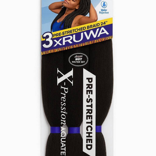 Sensationnel 3X Ruwa Pre-Stretched Braid 24" | Color 1