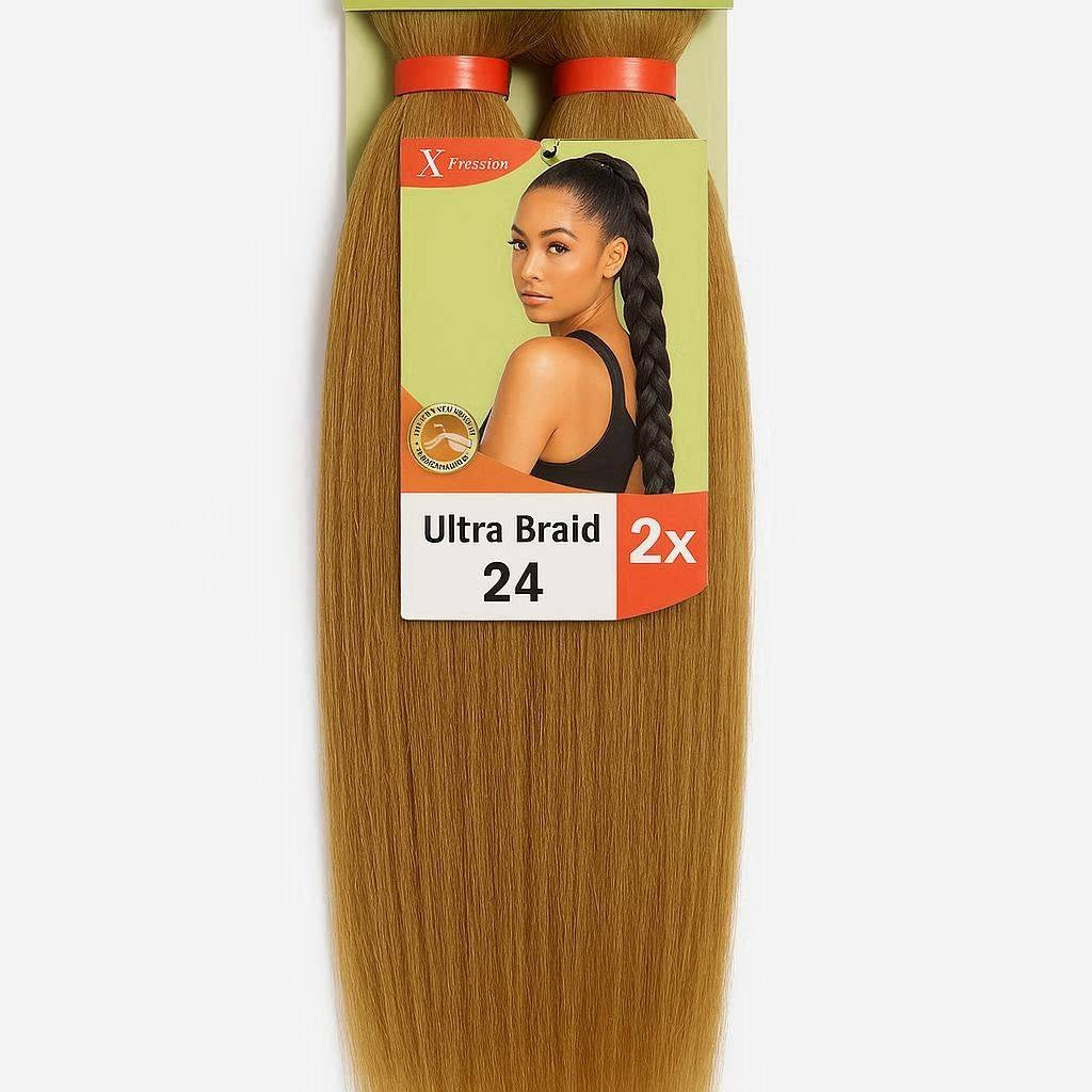 XPression Ultra Braid 2x (Color 24) | Synthetic Braiding Hair