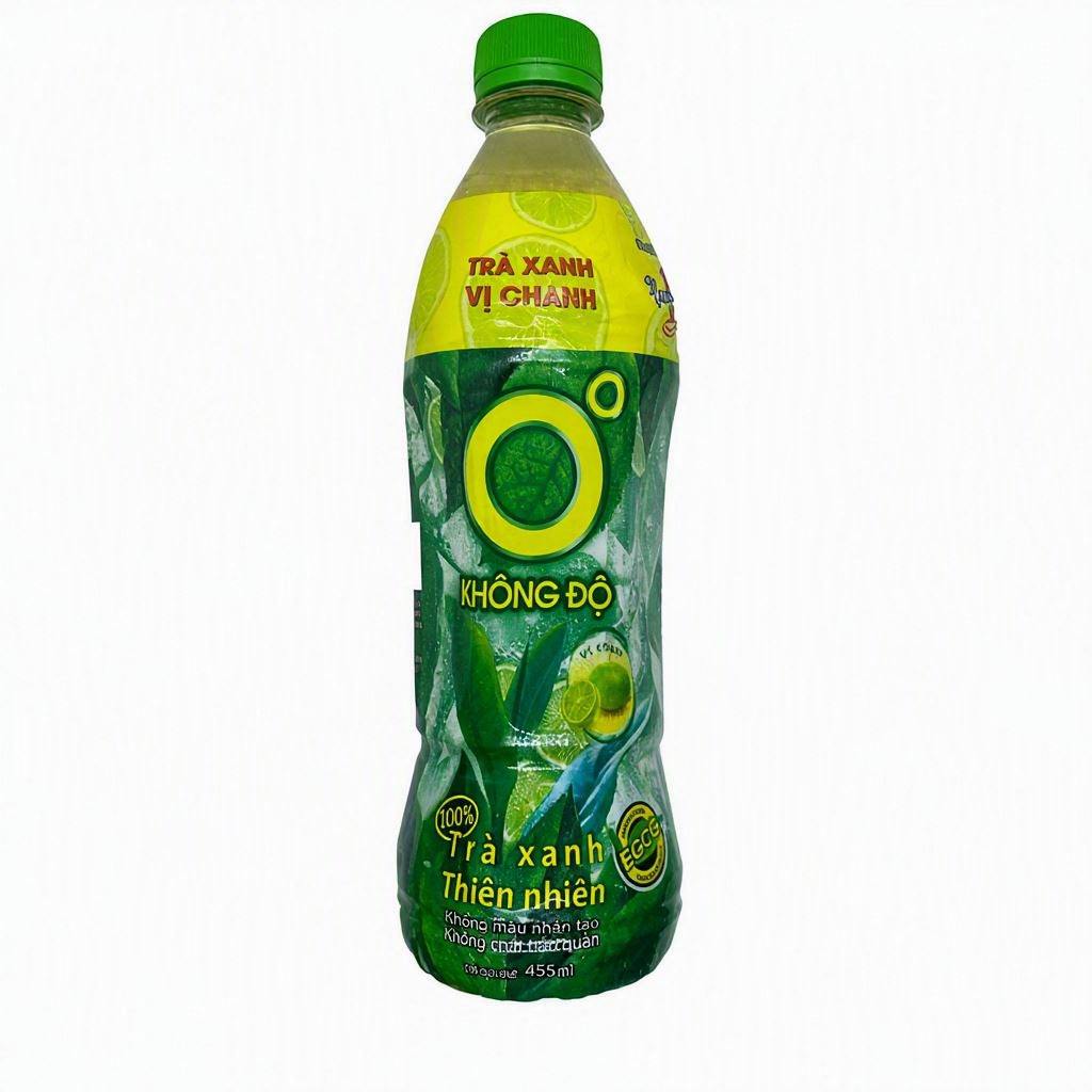 Green tea with lemon – Refreshing Tea drink 455 ml