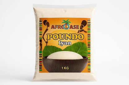AfroAse Poundo Iyan - 1kg
