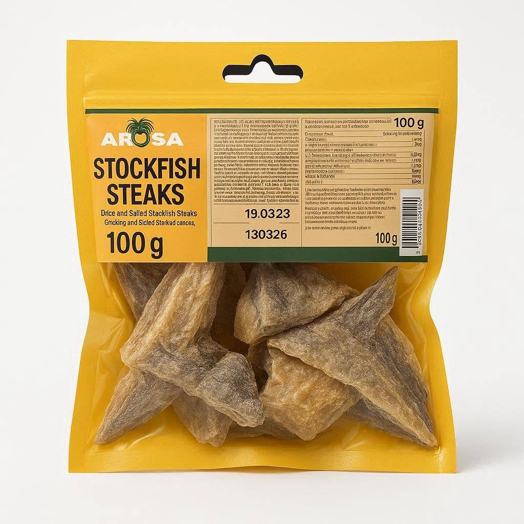 AfroAse Stockfish Steaks - 100g