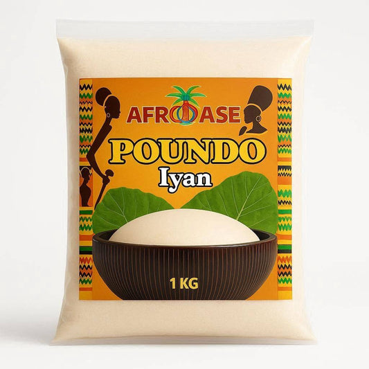 AfroAse Poundo Iyan - 1kg
