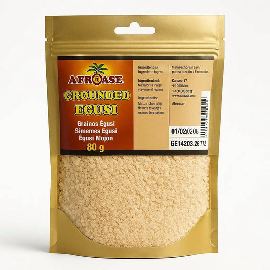 Afroase Grounded Egusi (Melon Seed Powder) - 80g