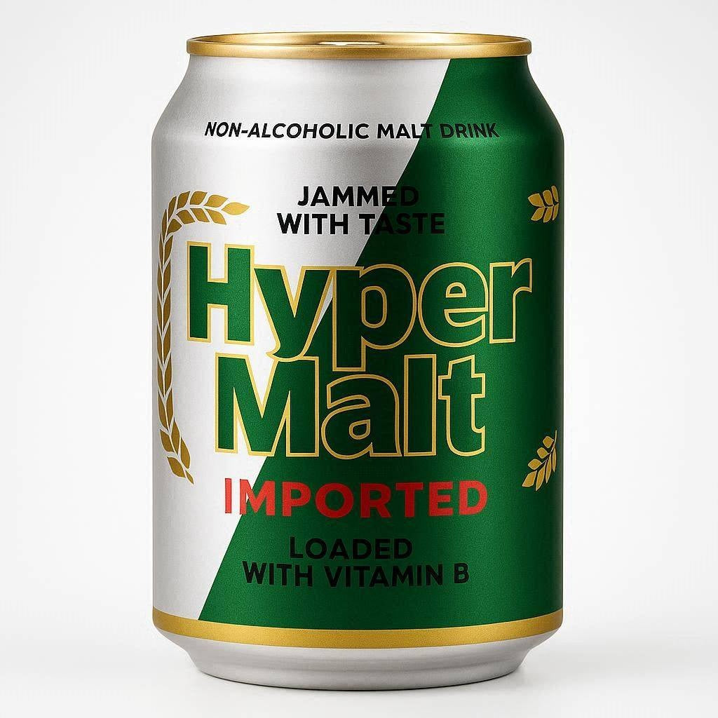 Hyper Malt Non-Alcoholic Malt Drink - 330ml 