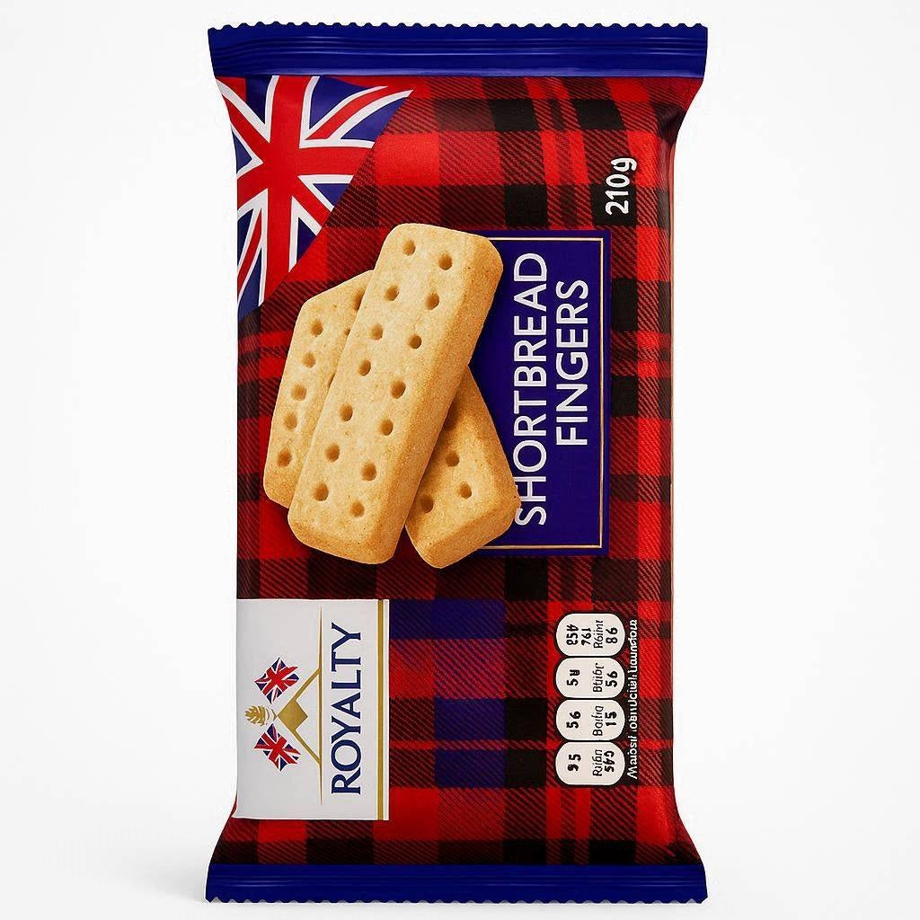 Shortbread All Butter Biscuits Royalty - 210g.