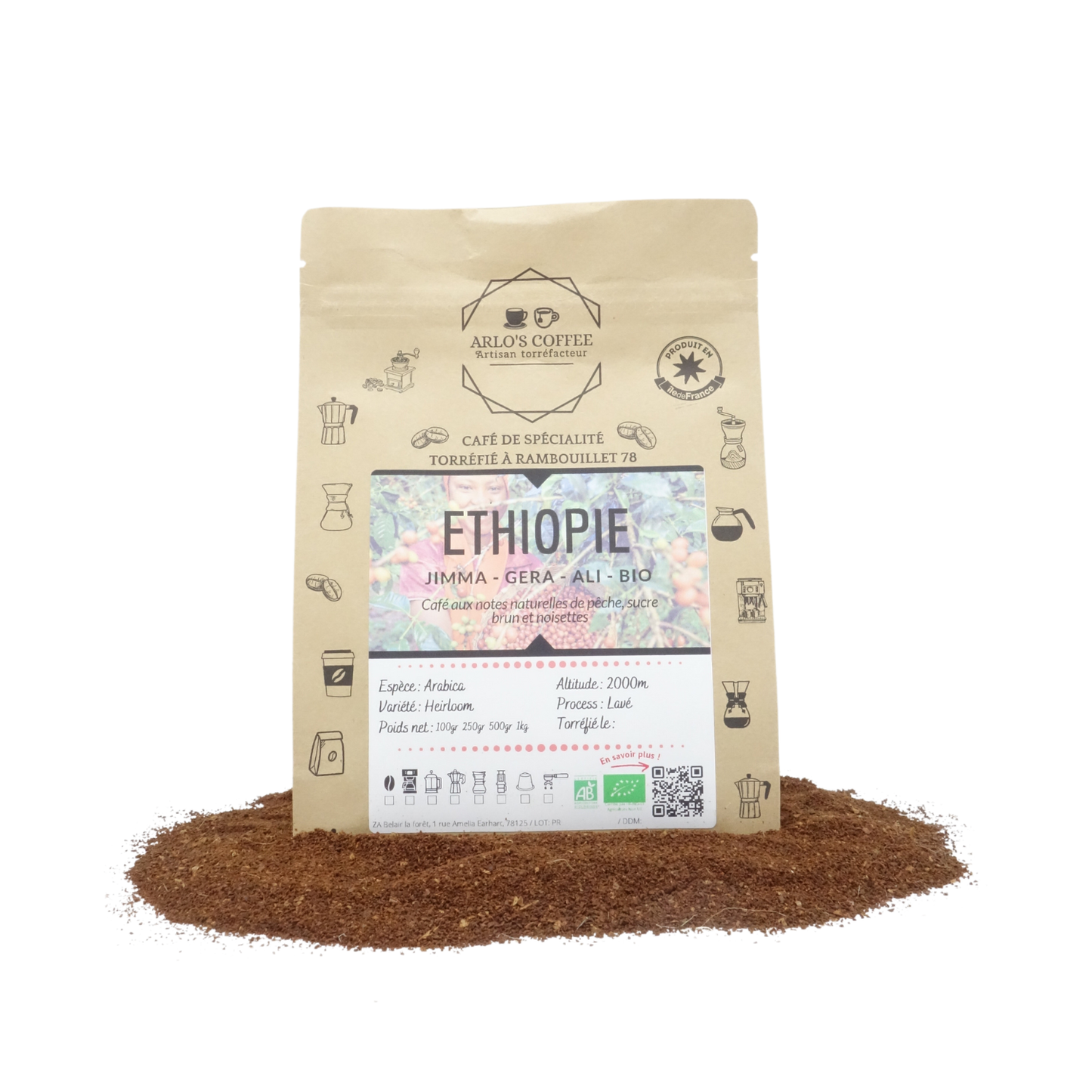 ETHIOPIA - ORGANIC COFFEE-250g