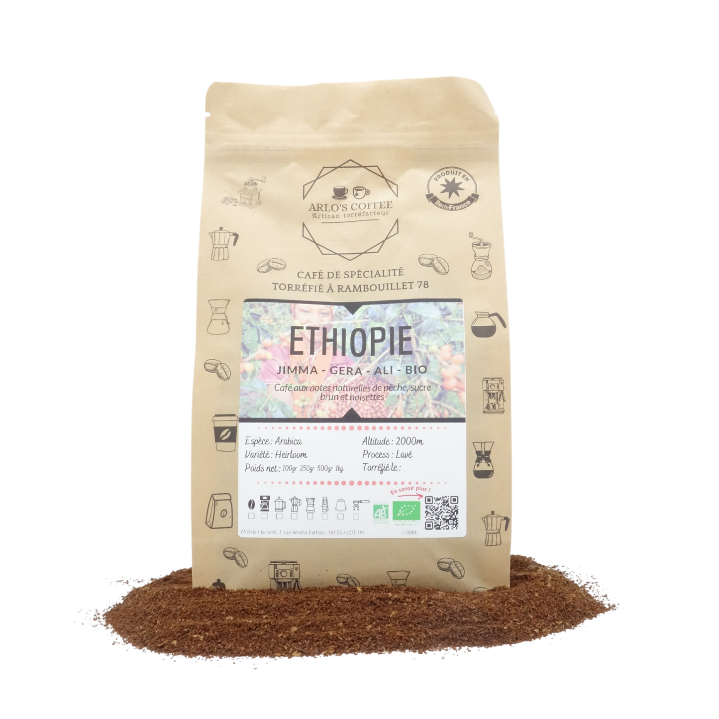 ETHIOPIA - ORGANIC COFFEE-250g